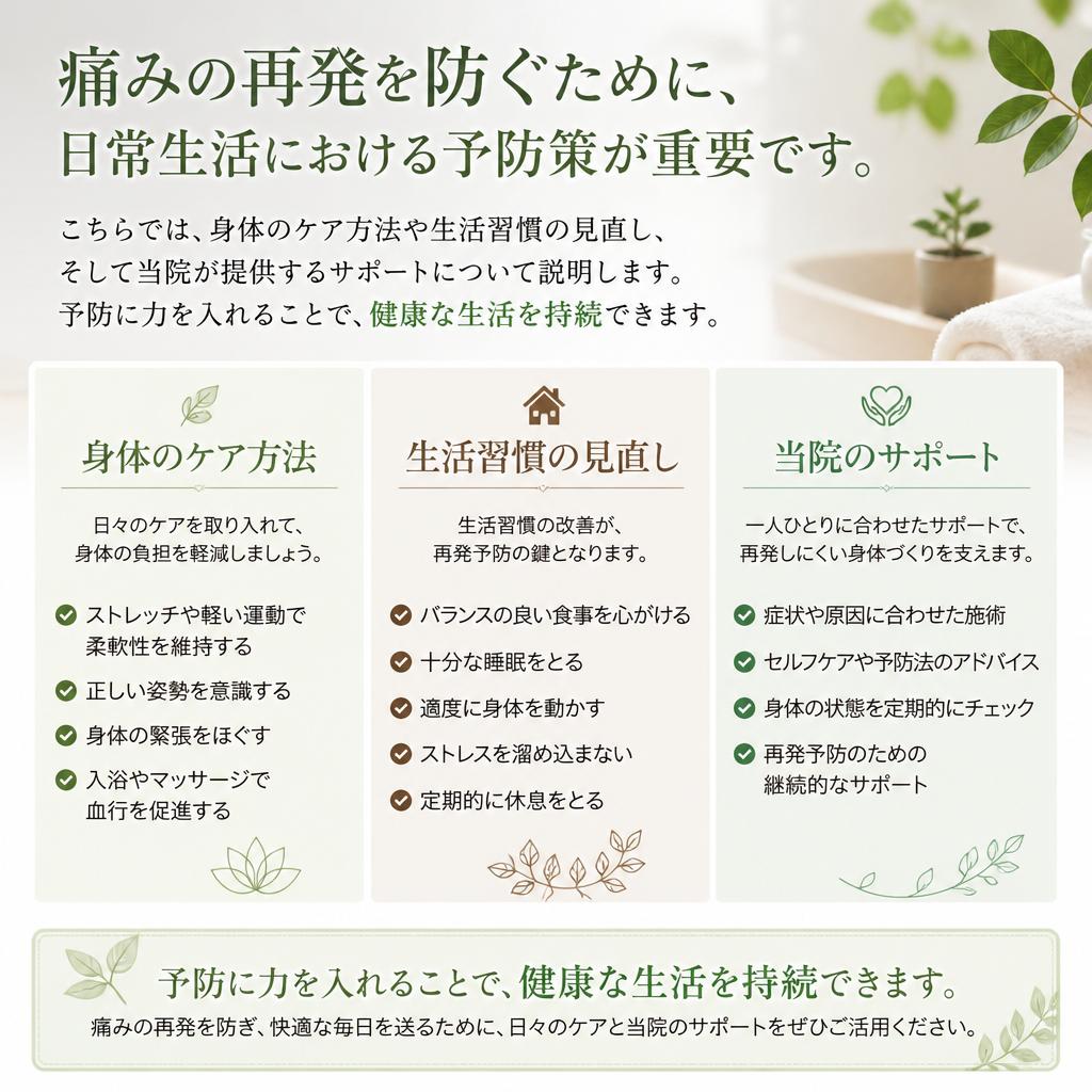 予防とその重要性