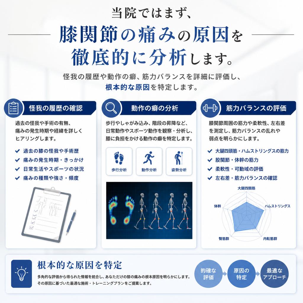 痛みの原因を徹底分析