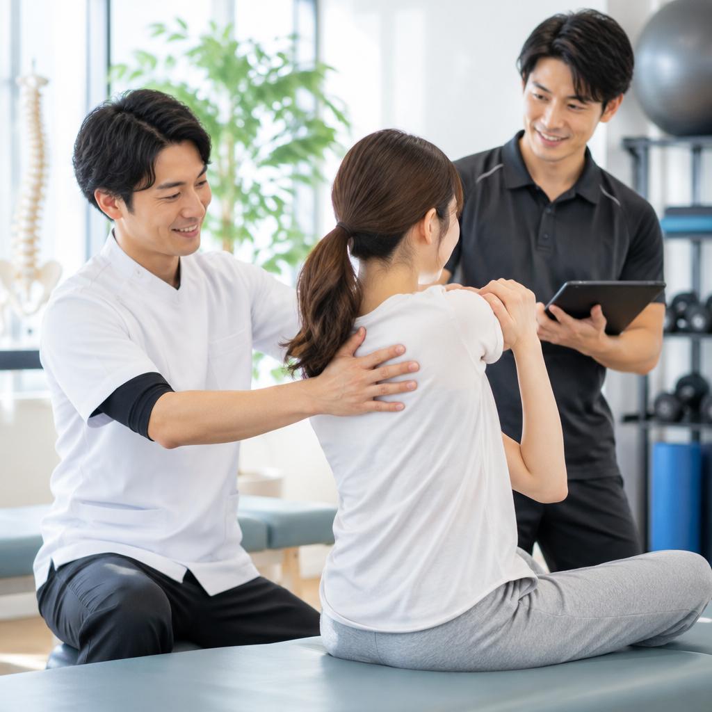 交通事故後の不調を、ひとりで抱えない。国家資格者とスポーツトレーナー経験者が、あなたの身体に合わせたリハビリ・トレーニングをご提案します。