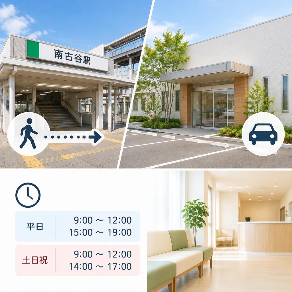 通いやすさも、回復に向けた大切な環境です