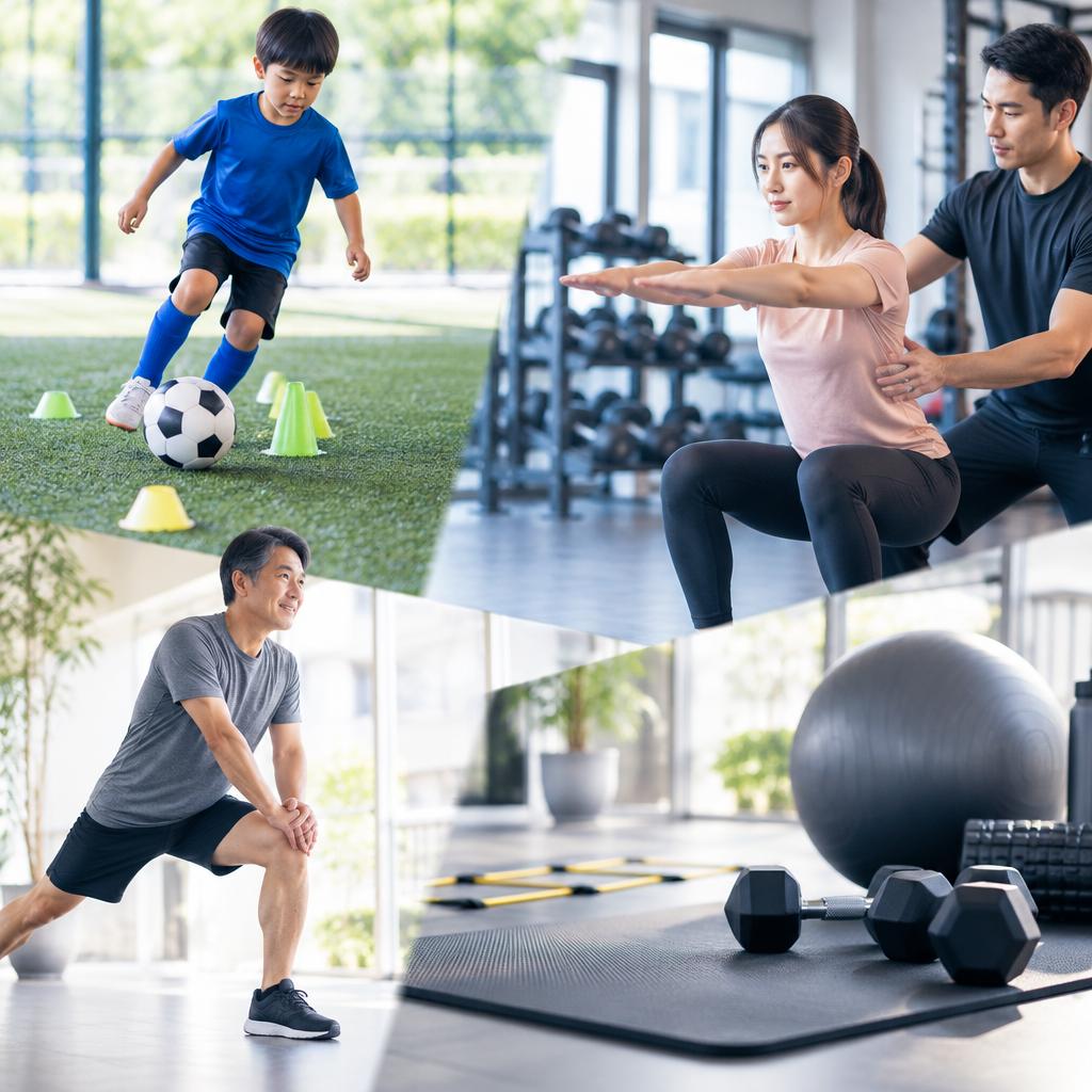 サッカーの動きを支える体づくり。運動不足にも向き合うトレーニング