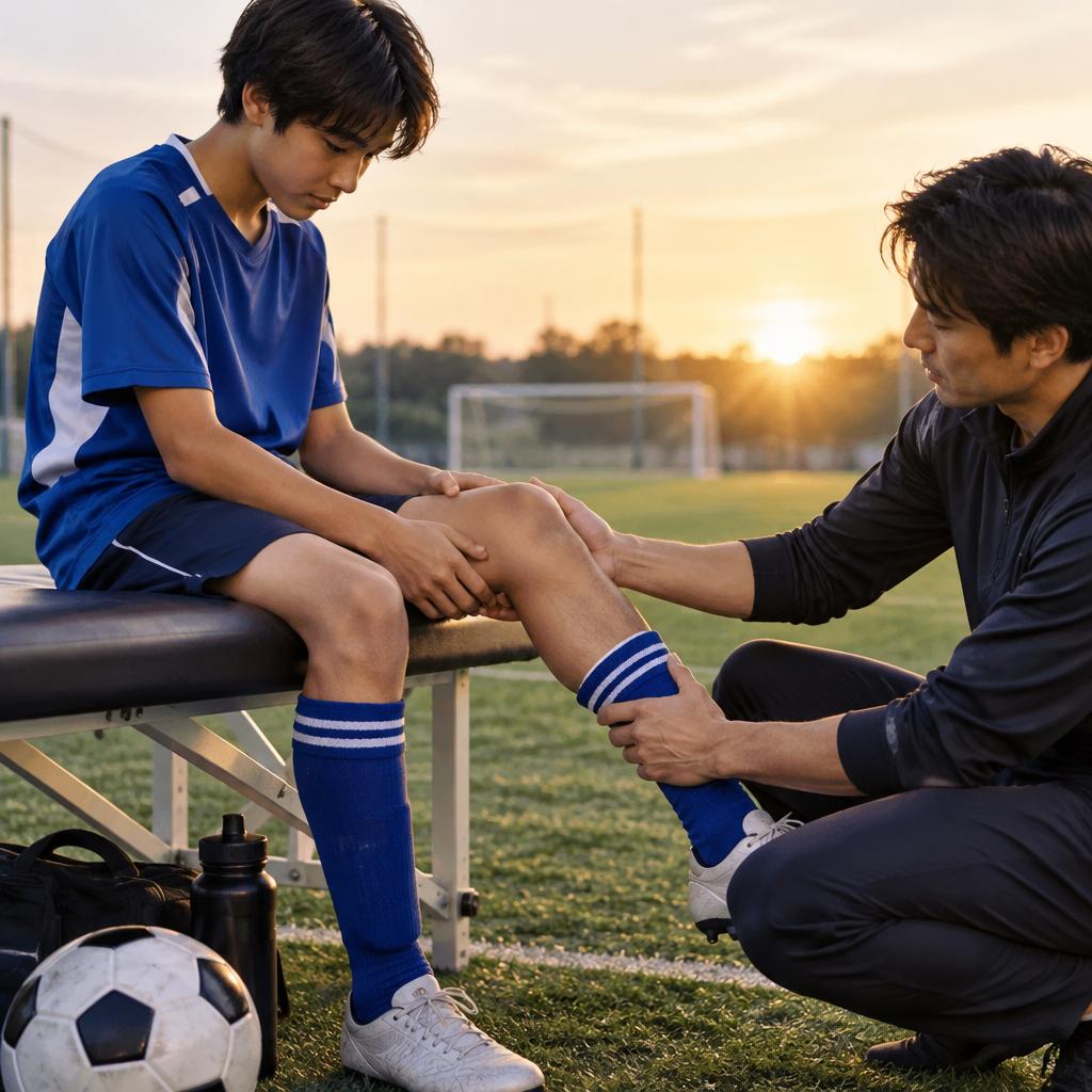 成長期の痛みを、あきらめない。サッカーを続ける身体づくりを、専門家と一緒に。
