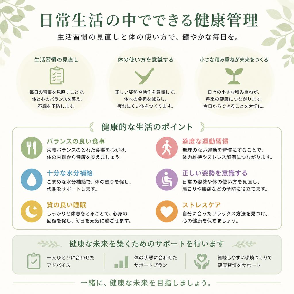 健康管理の重要性