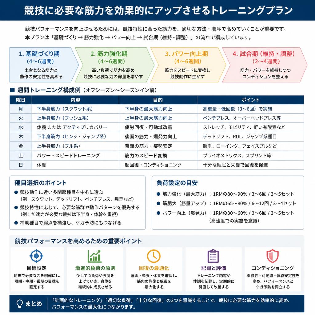 筋力アップのアプローチ