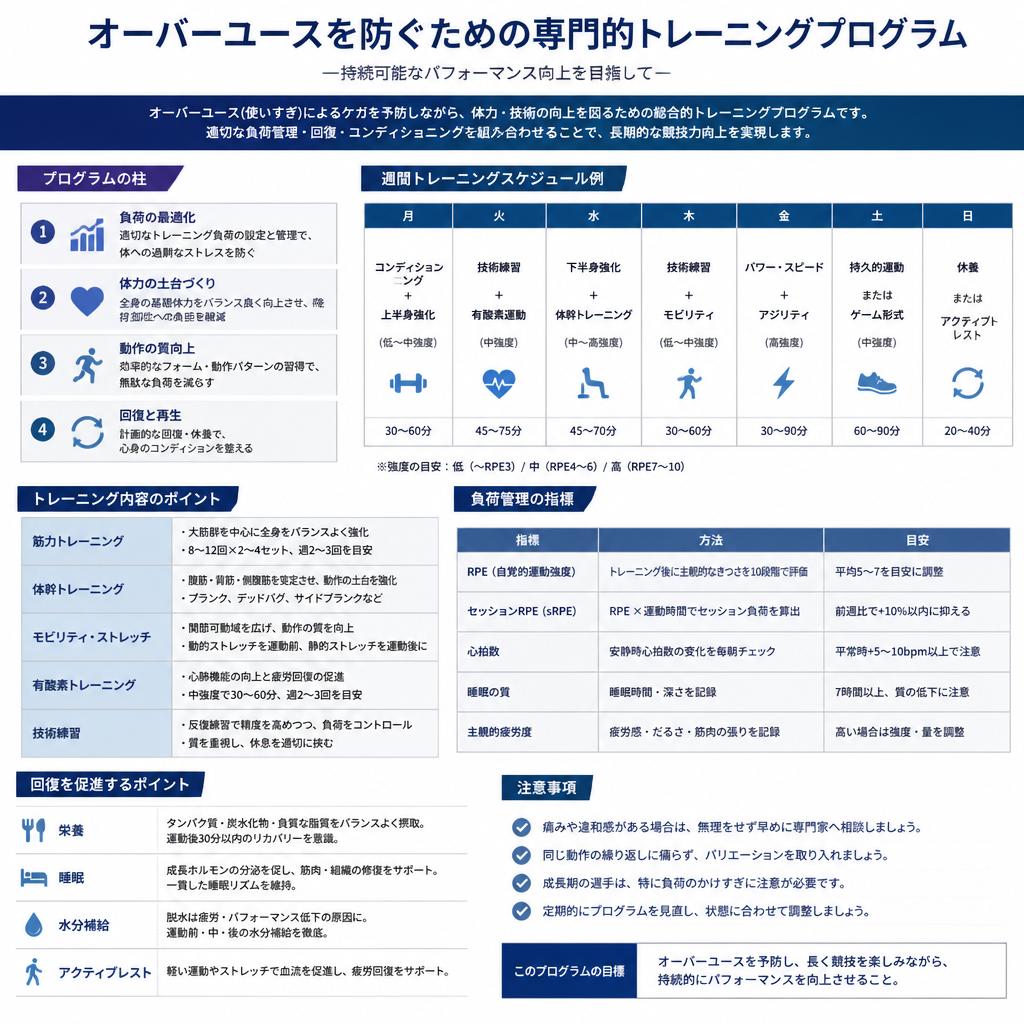 トレーニングプログラムの提案