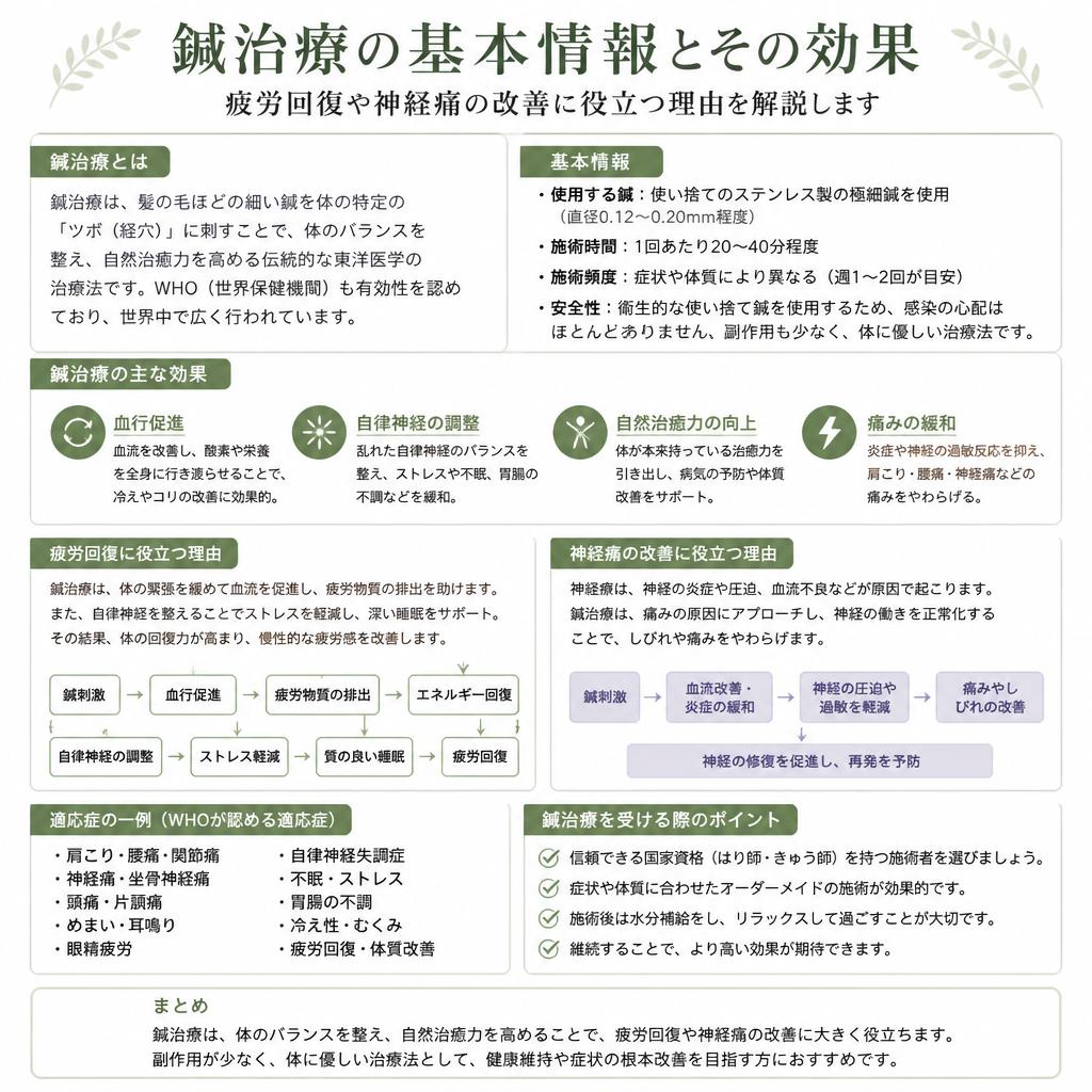 2. 鍼治療って何？その効果とは