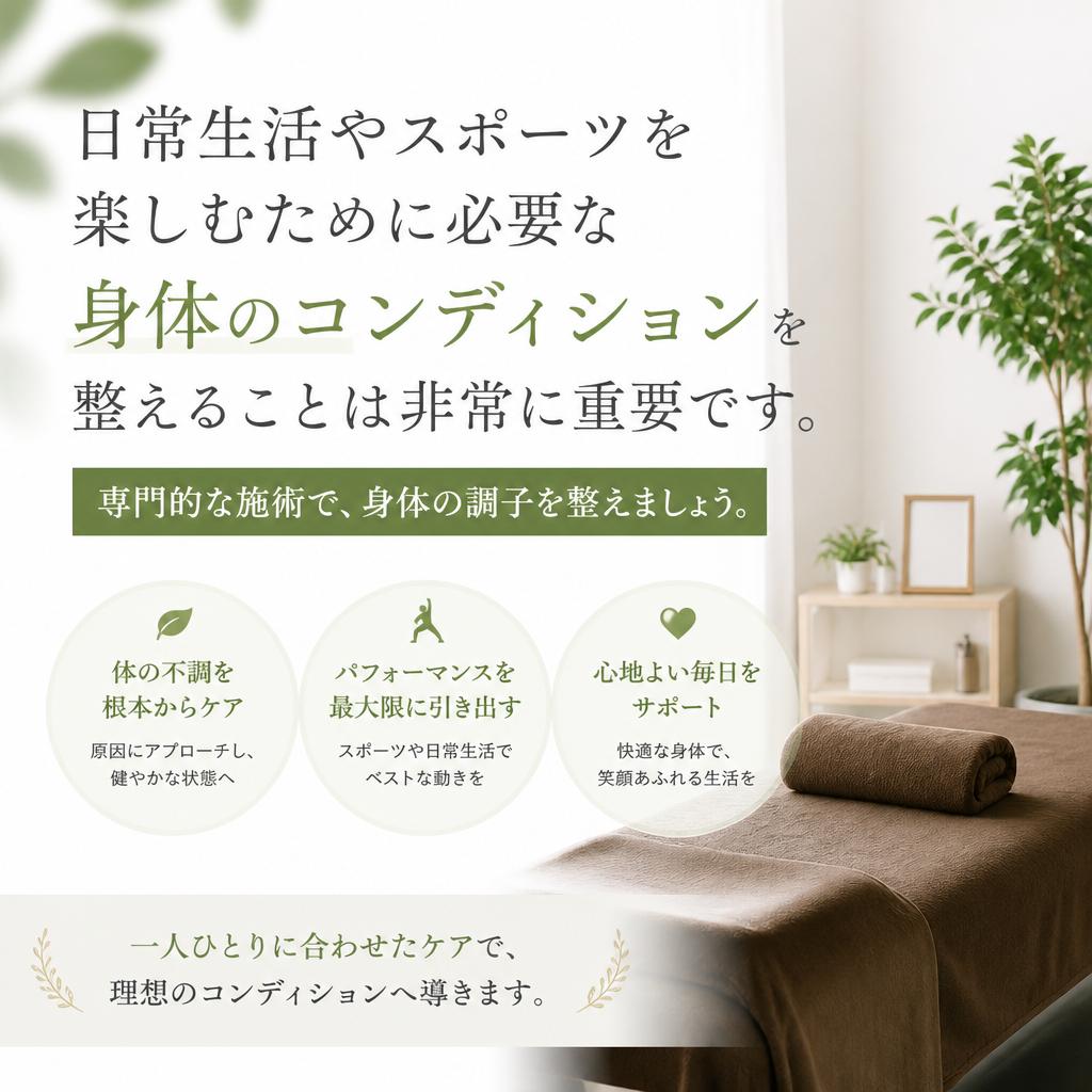 2. コンディショニングの重要性