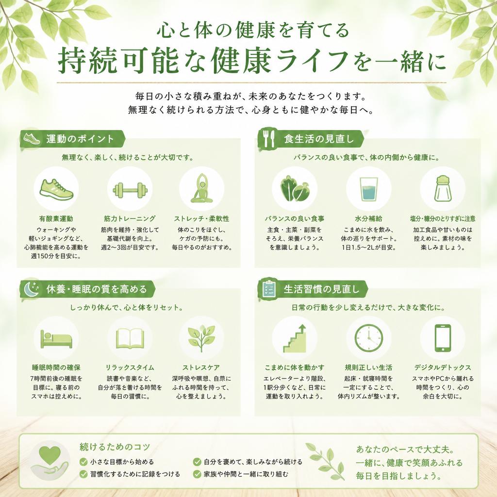 4. 健康増進を目指したサポート体制