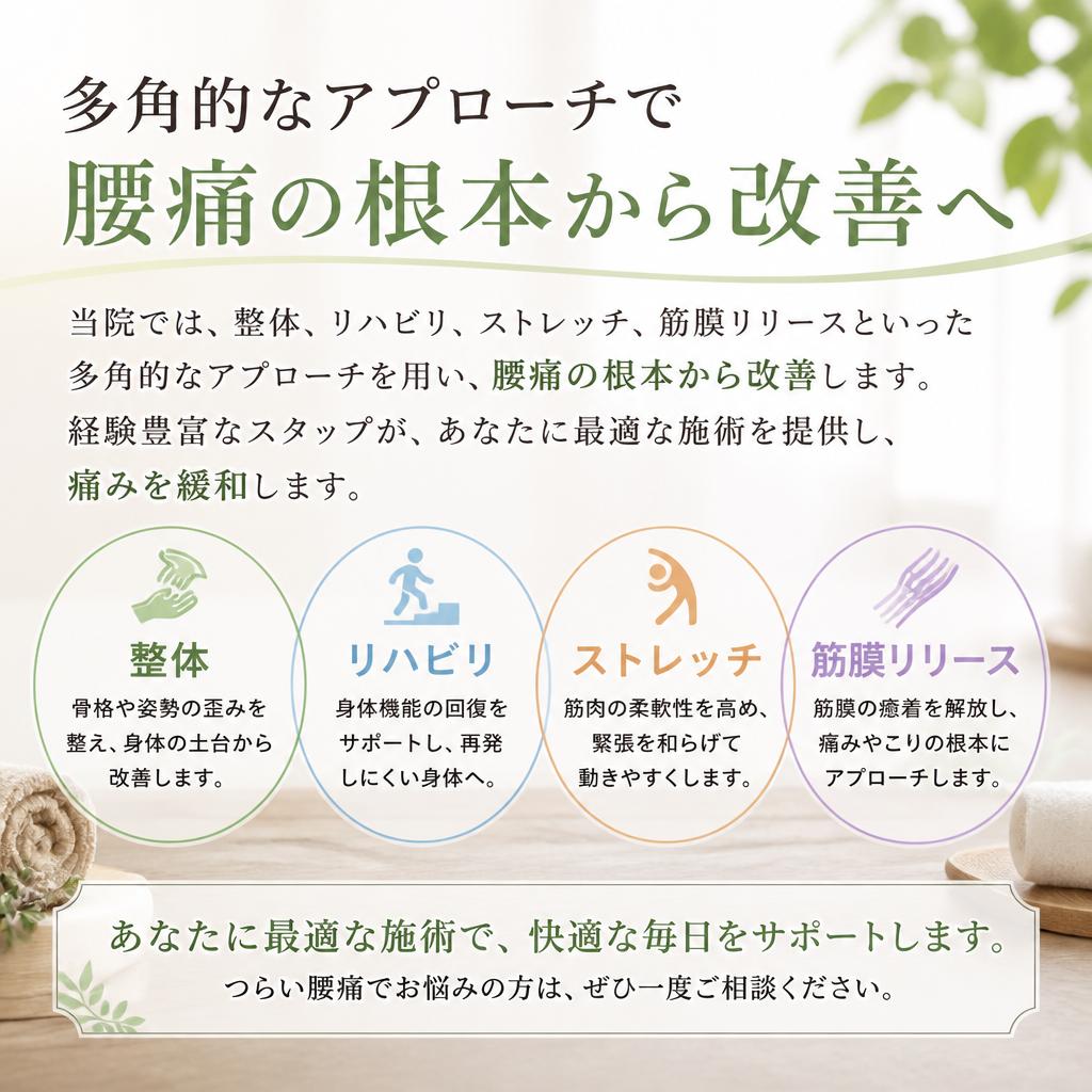 当院のアプローチ方法