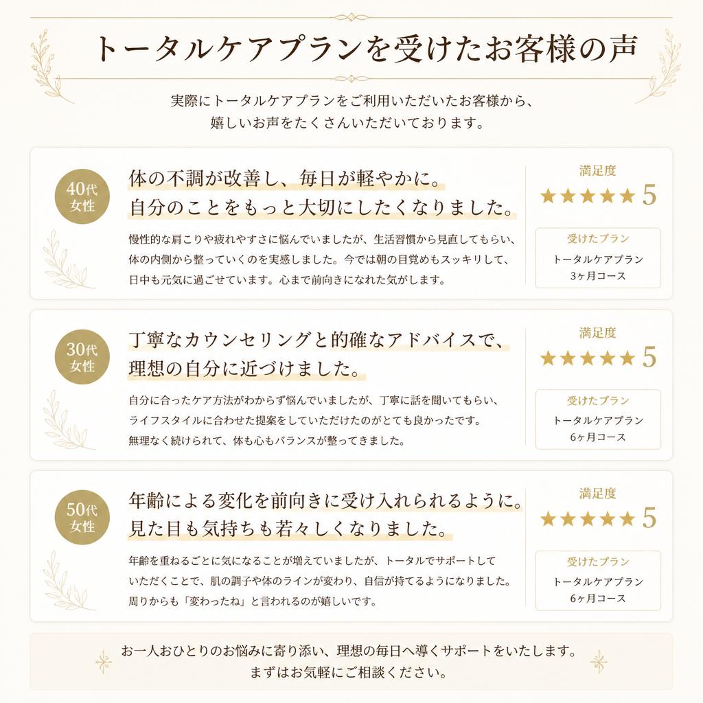 お客様の声